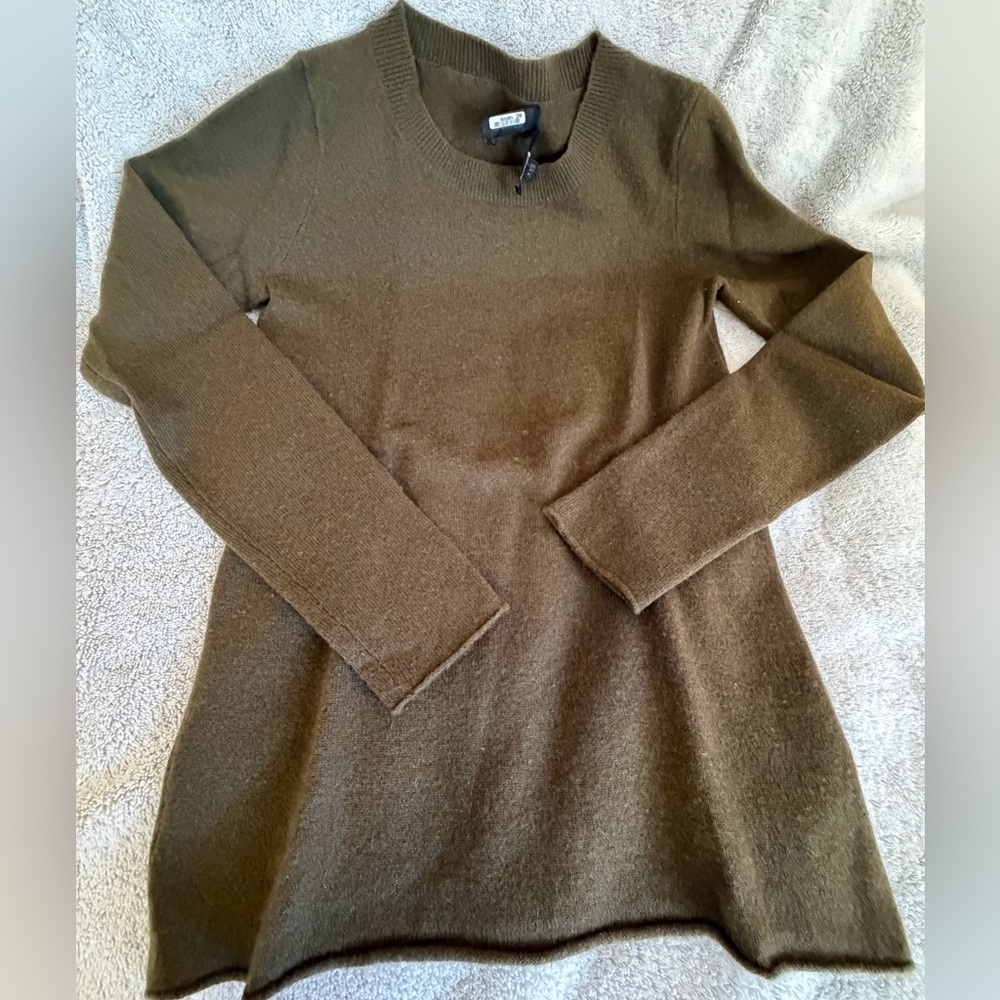 J Crew Collection Taupe Knit Top